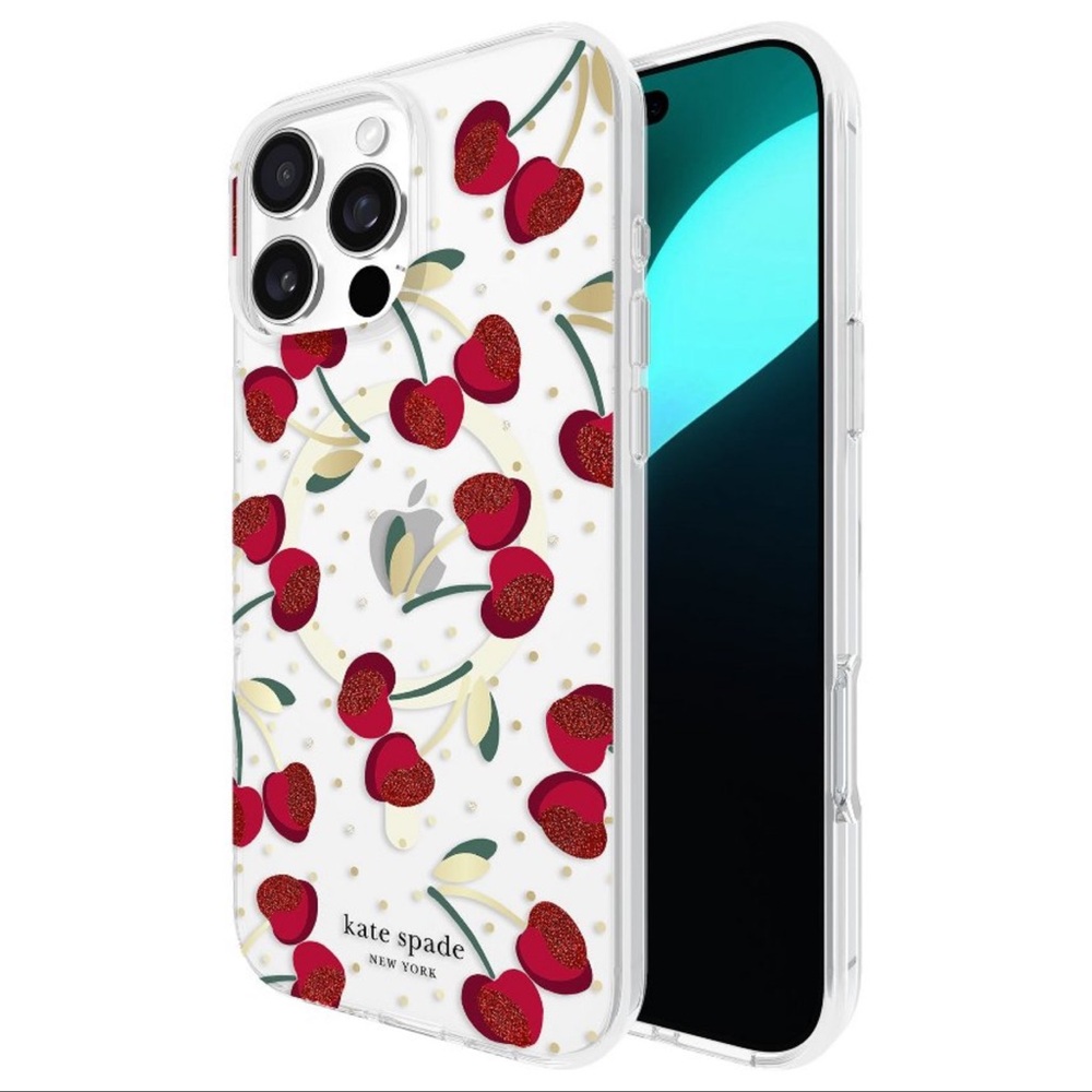 Kate Spade Cherry iPhone 16 Pro Max Case - Picture 3 of 3